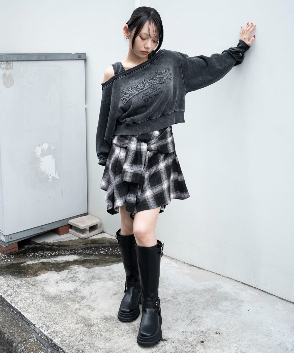 ブラウン　モデル：159cm F着用