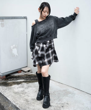 ブラウン　モデル：159cm F着用