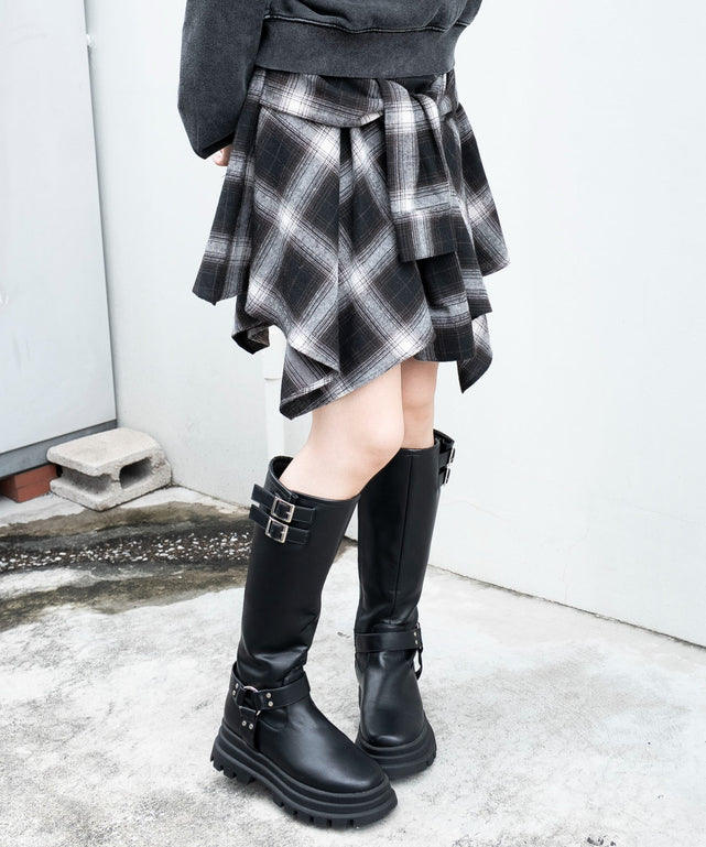 ブラウン　モデル：159cm F着用