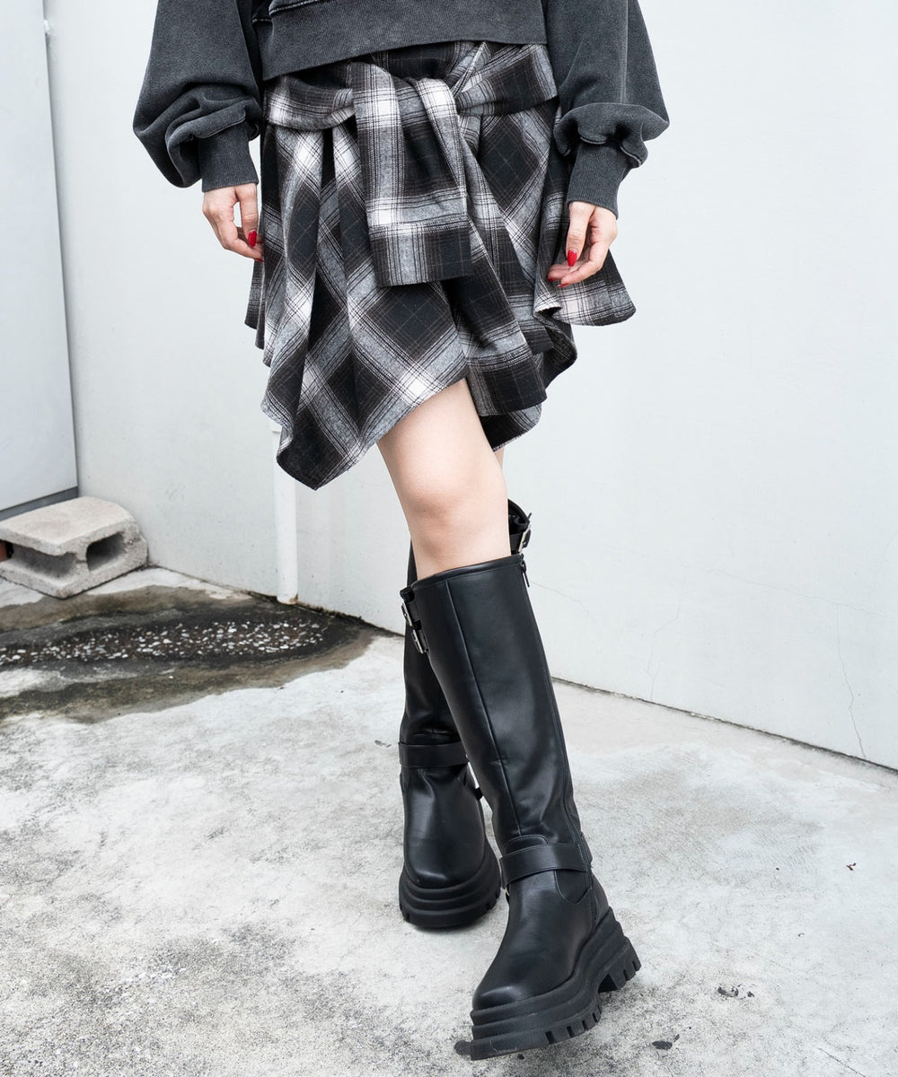 ブラウン　モデル：159cm F着用