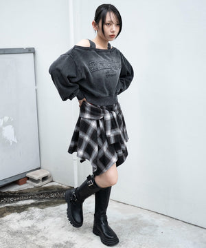 ブラウン　モデル：159cm F着用