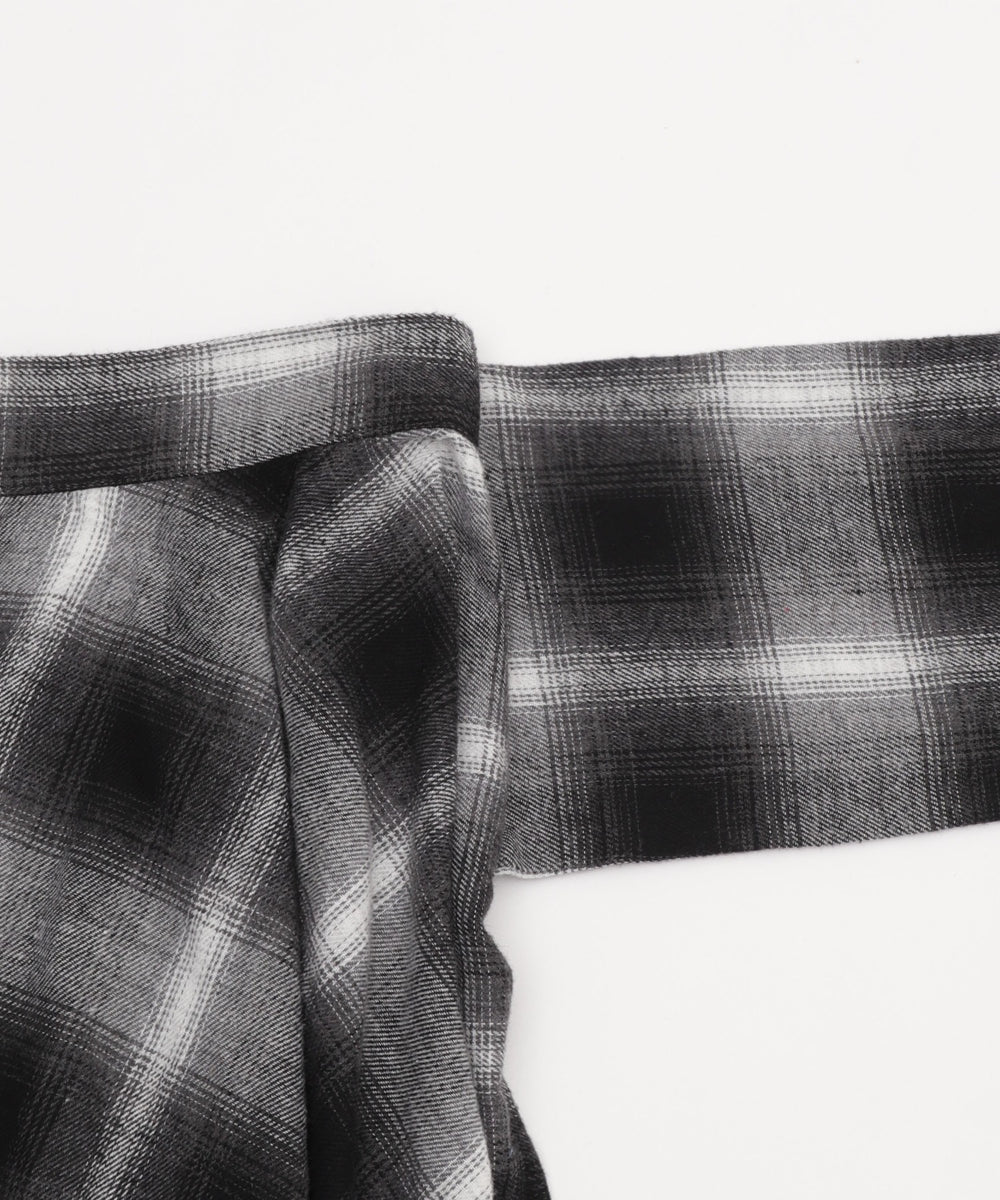 ネルシャツライクイレヘムミニスカート