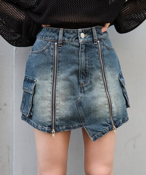 デニム濃加工 モデル：159cm F着用