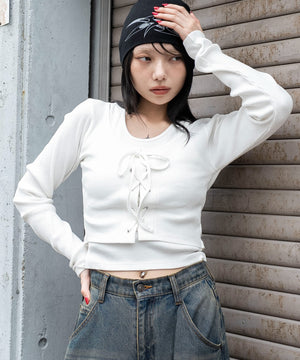 ホワイト　モデル：159cm F着用