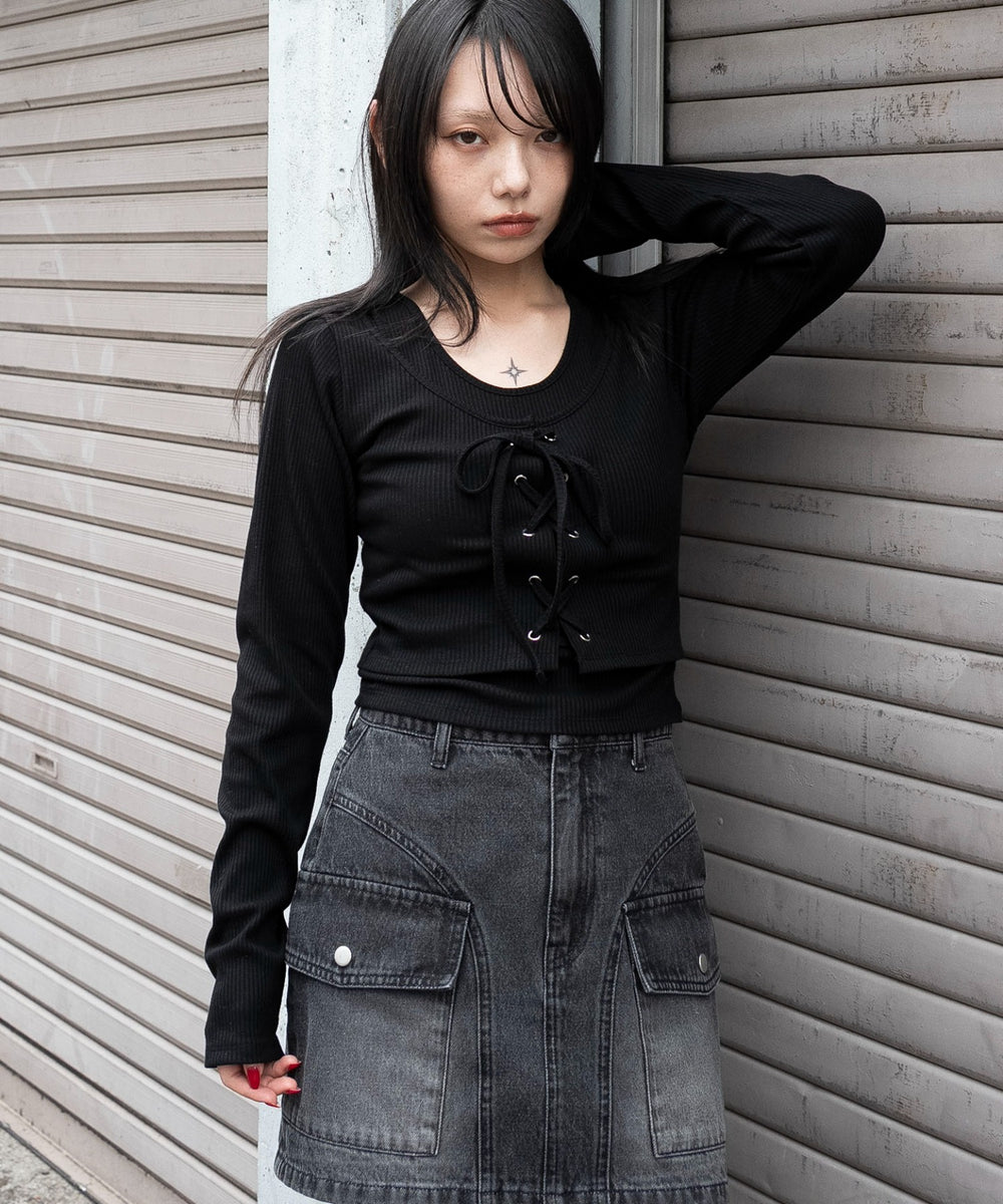 ブラック　モデル：159cm F着用