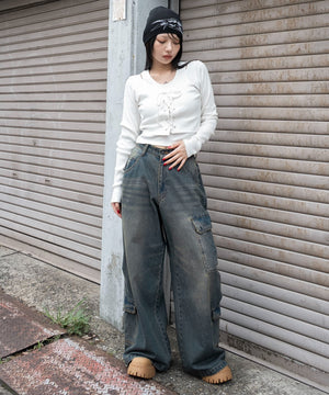 ホワイト　モデル：159cm F着用