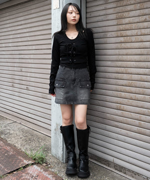 ブラック　モデル：159cm F着用