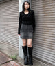 ブラック　モデル：159cm F着用