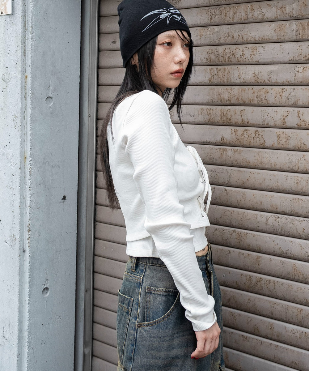 ホワイト　モデル：159cm F着用