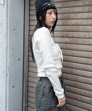 ホワイト　モデル：159cm F着用