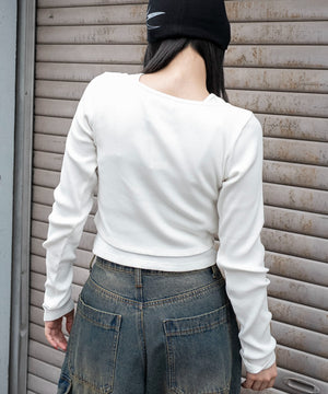 ホワイト　モデル：159cm F着用