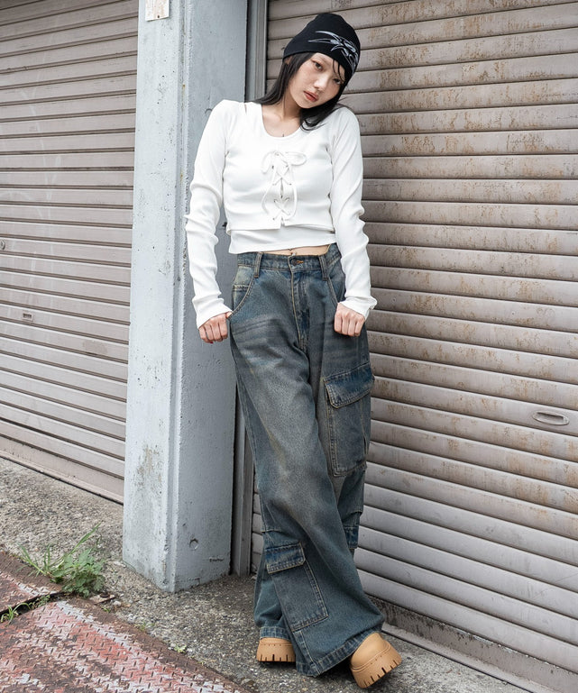 ホワイト　モデル：159cm F着用