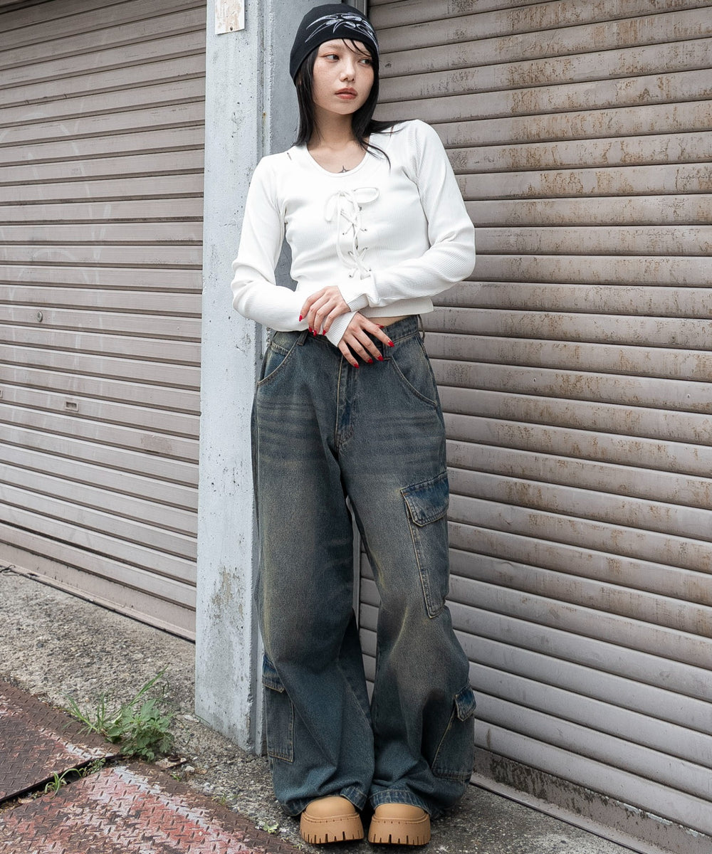 ホワイト　モデル：159cm F着用