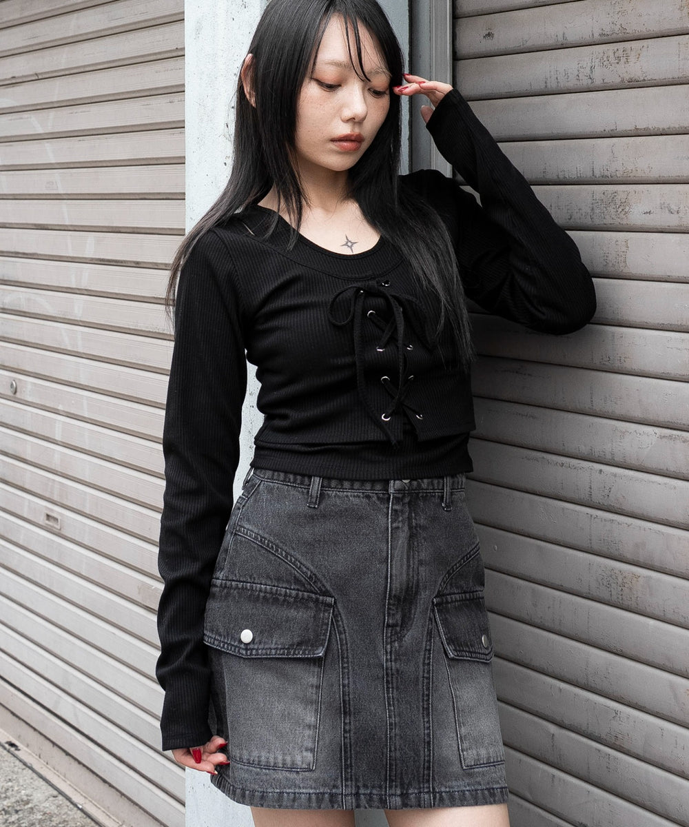 ブラック　モデル：159cm F着用