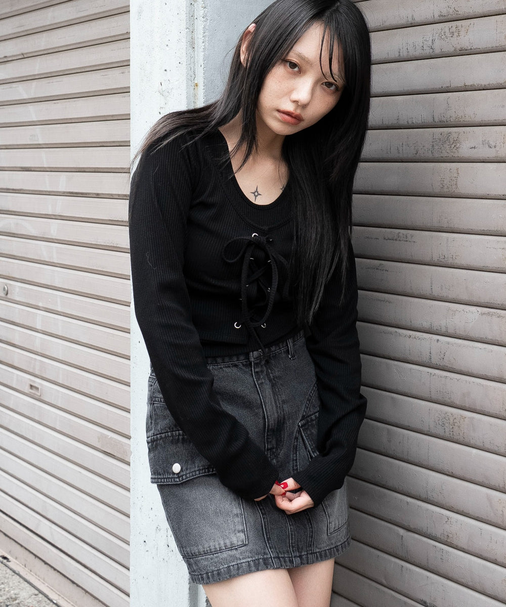 ブラック　モデル：159cm F着用