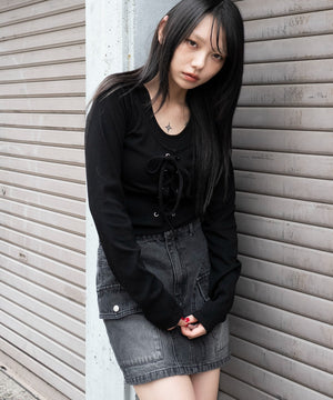 ブラック　モデル：159cm F着用