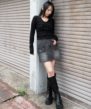 ブラック　モデル：159cm F着用