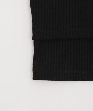 レイヤード風レースアップトップス