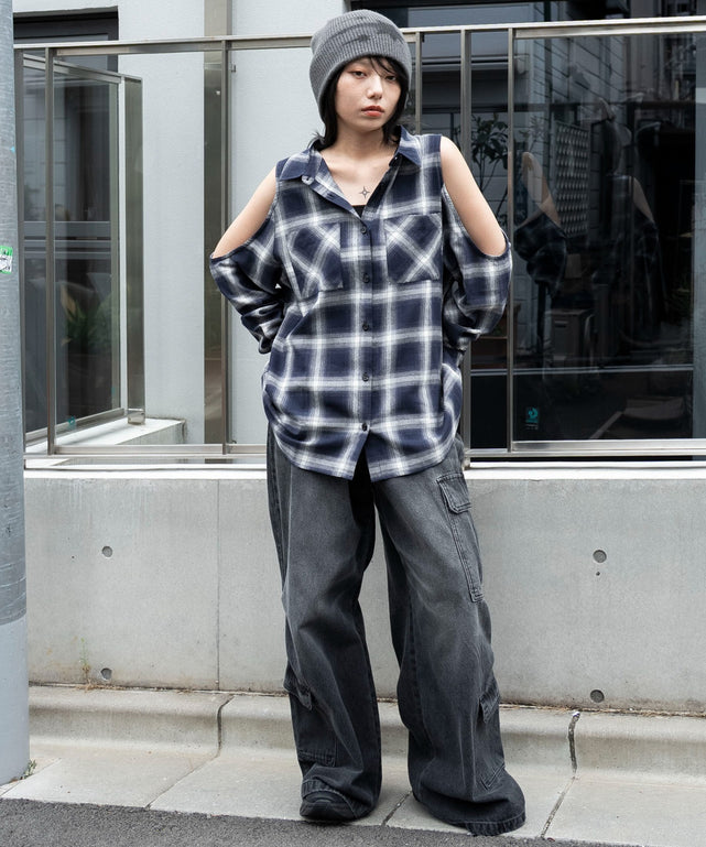 ネイビー　モデル：159cm F着用