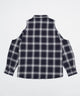 オープンショルダーチェックBIGシャツ