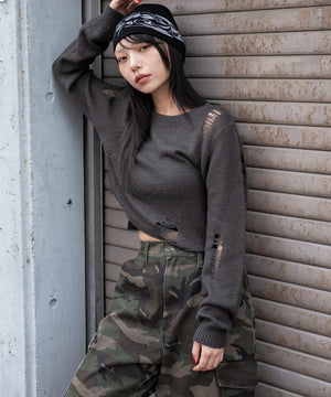 チャコール　モデル：159cm F着用