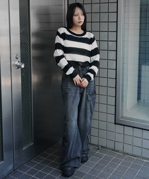 ホワイトボーダー　モデル：159cm F着用