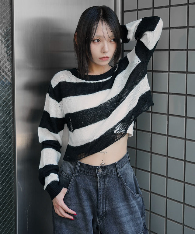 ホワイトボーダー　モデル：159cm F着用