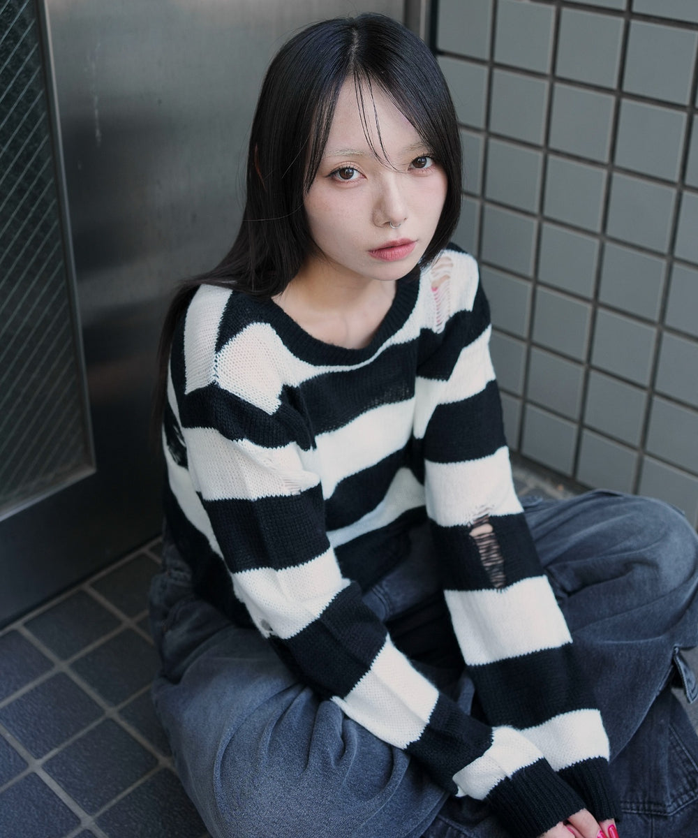 ホワイトボーダー　モデル：159cm F着用