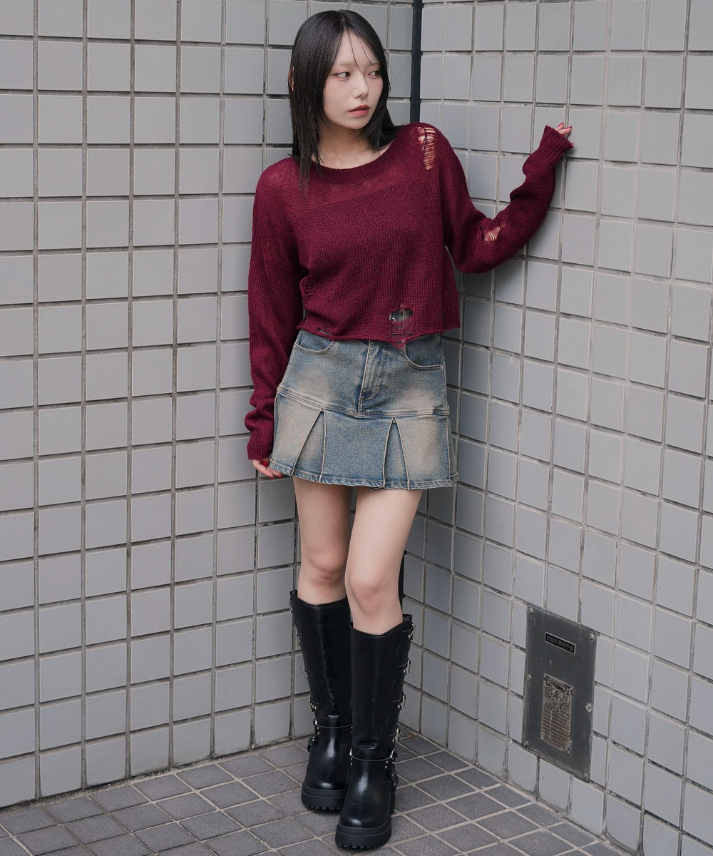 ワイン　モデル：159cm F着用