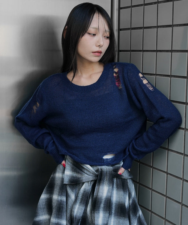 ネイビー　モデル：159cm F着用