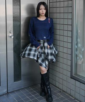 ネイビー　モデル：159cm F着用