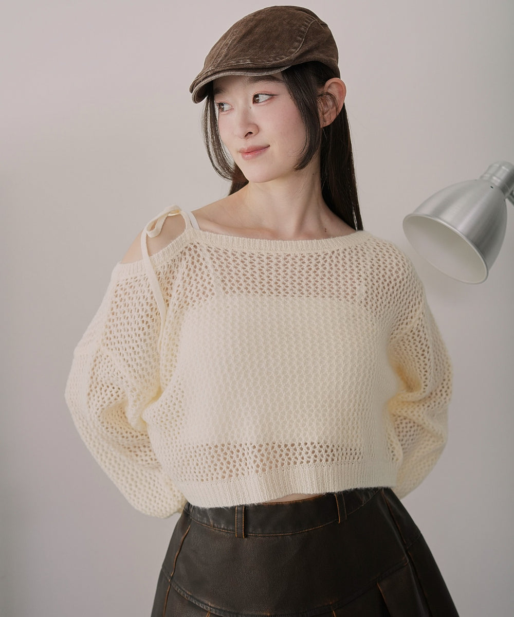 ホワイトアイボリー モデル：163cm F着用