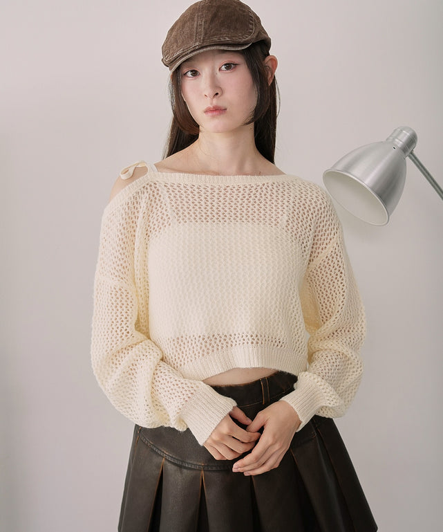 ホワイトアイボリー モデル：163cm F着用