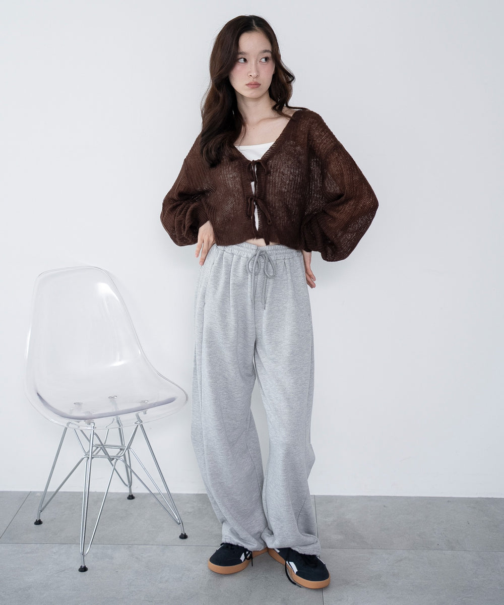 ブラウン モデル：163cm F着用