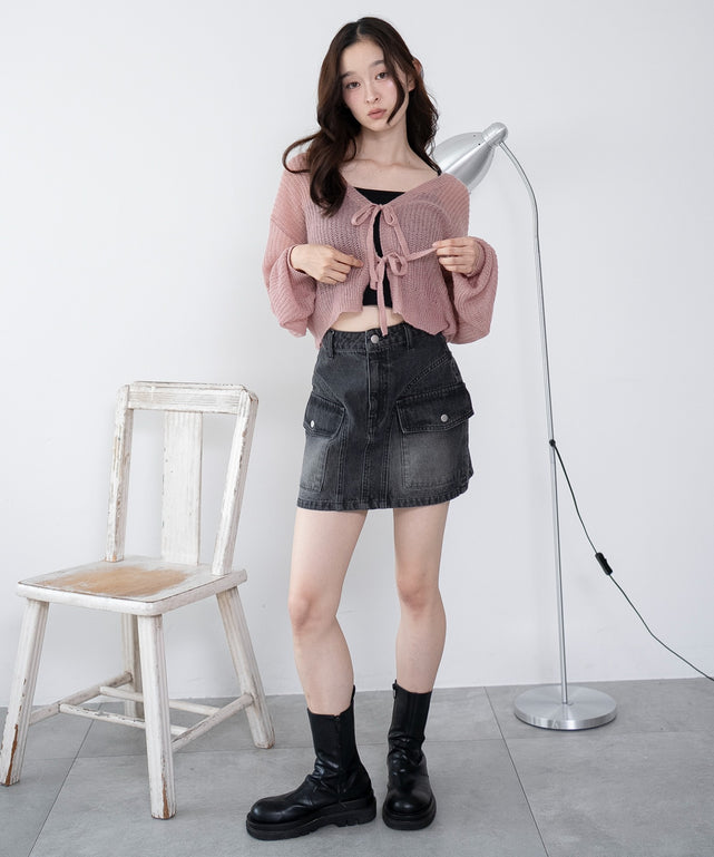 Lピンク モデル：163cm F着用