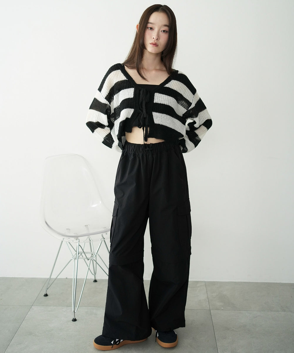 ホワイトボーダー　モデル：163cm F着用