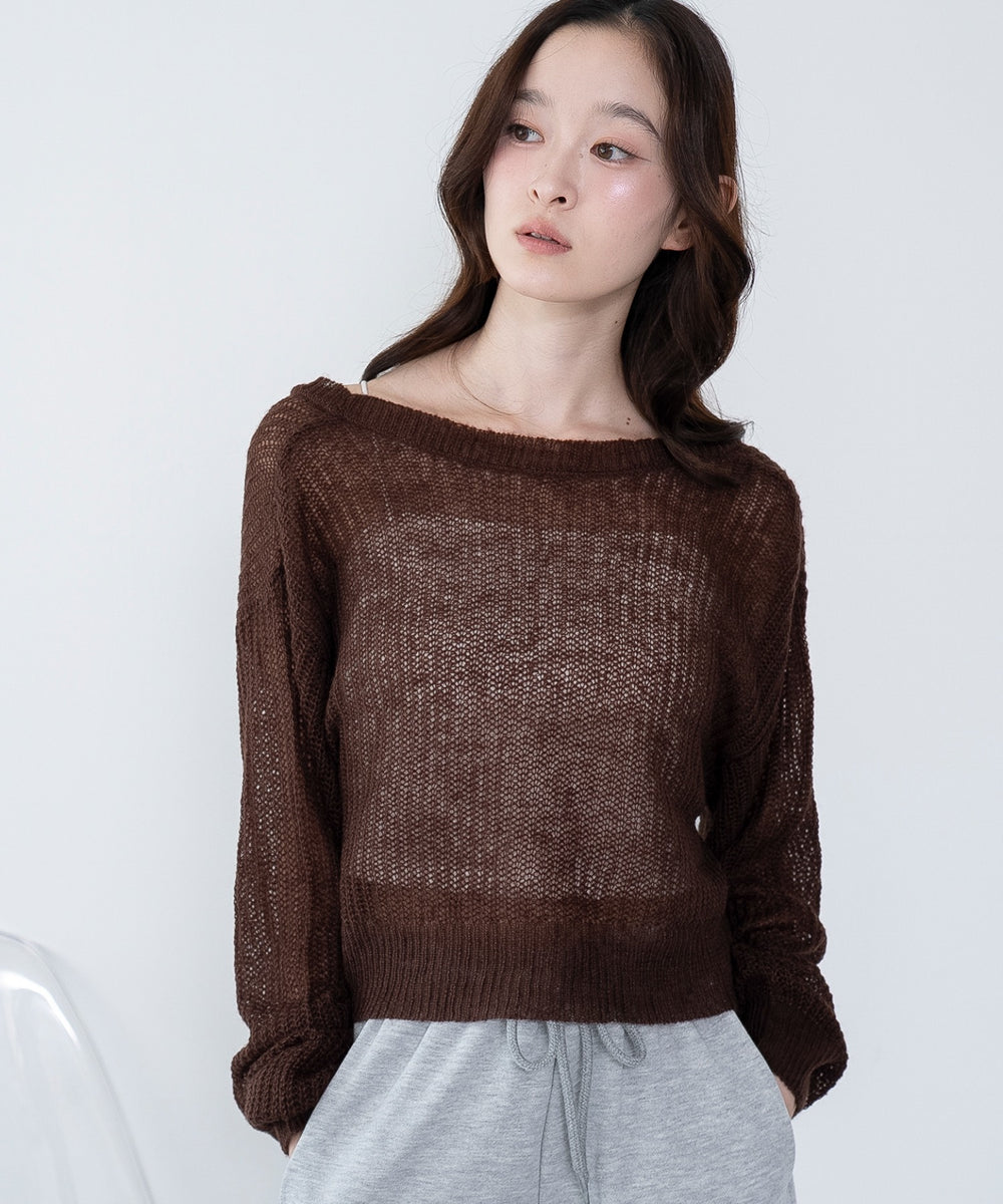 ブラウン モデル：163cm F着用