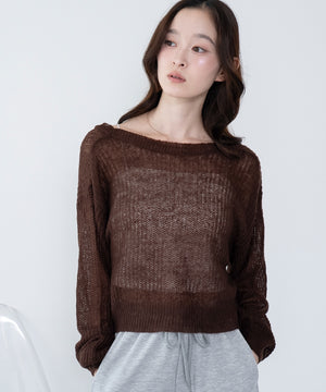 ブラウン モデル：163cm F着用