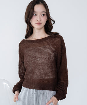 ブラウン モデル：163cm F着用