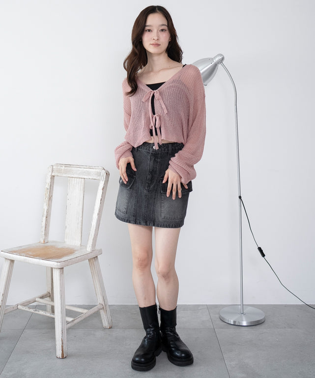 Lピンク モデル：163cm F着用