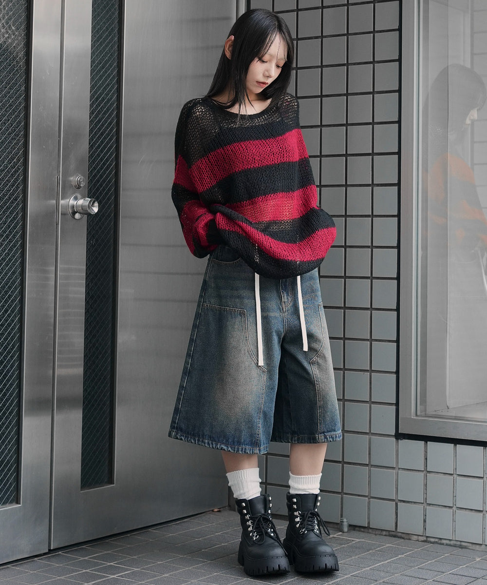 レッドボーダー　モデル：159cm F着用