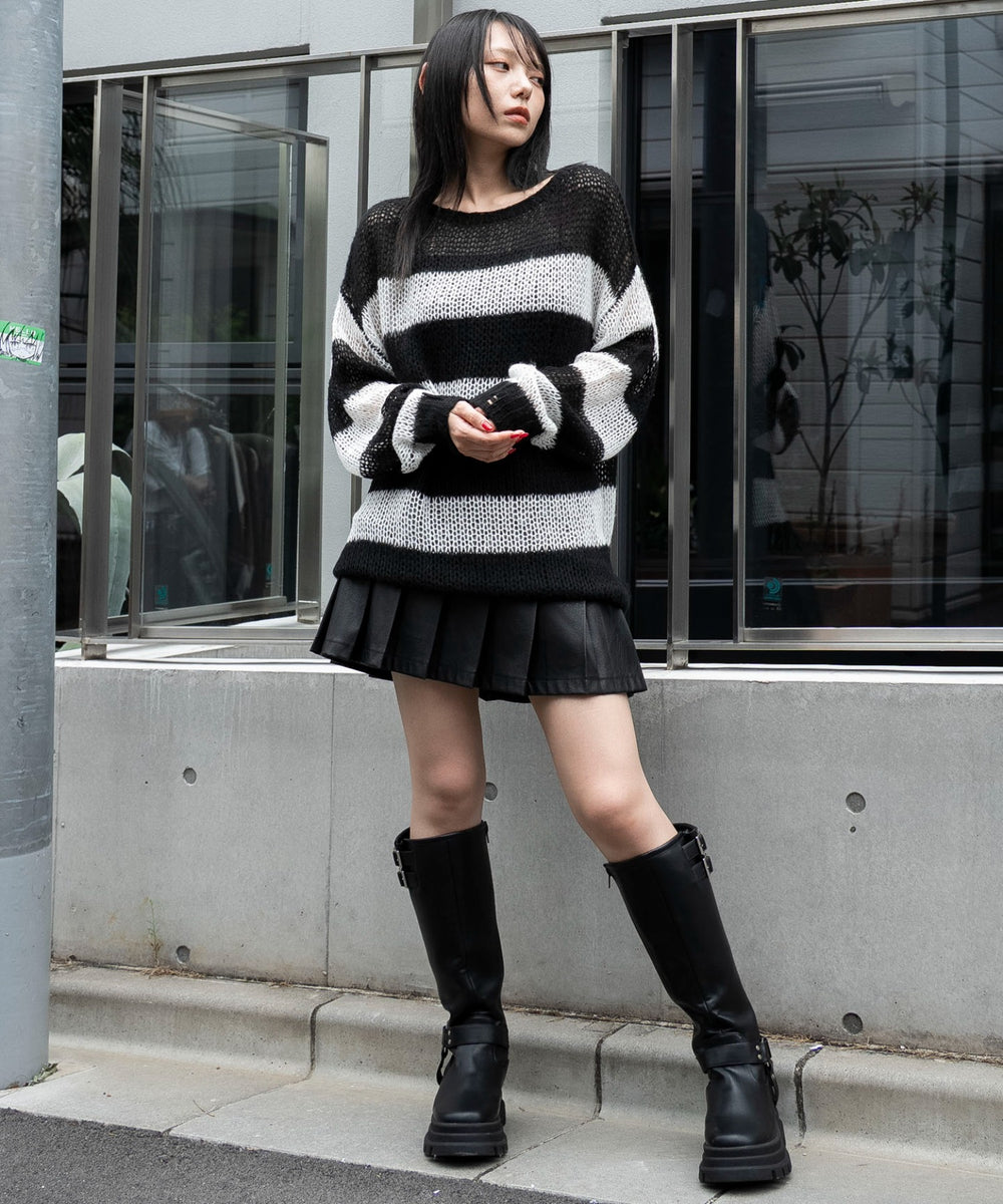 ホワイトボーダー　モデル：159cm F着用