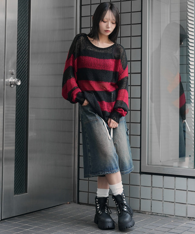 レッドボーダー　モデル：159cm F着用