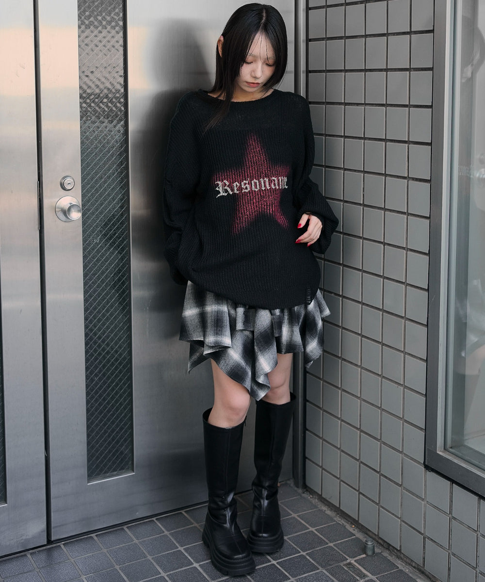 ブラック　モデル：159cm F着用