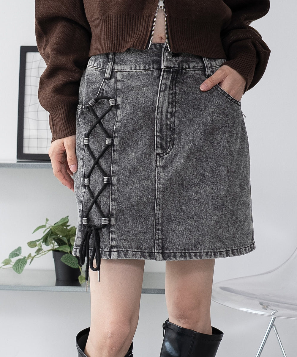 デニムブラックソノタ モデル：163cm F着用