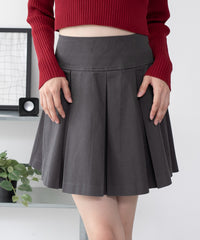 ツイルプリーツミニスカパン