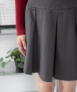 ツイルプリーツミニスカパン
