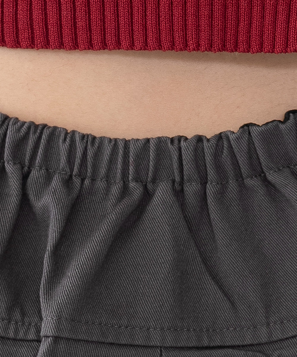 ツイルプリーツミニスカパン