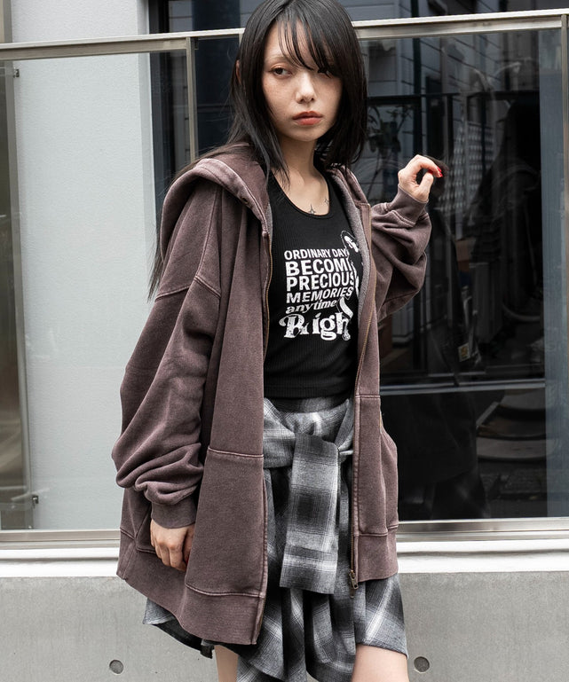 ブラウン　モデル：159cm F着用