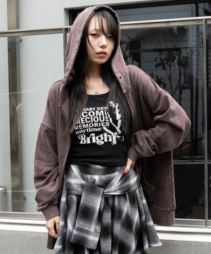 ブラウン　モデル：159cm F着用